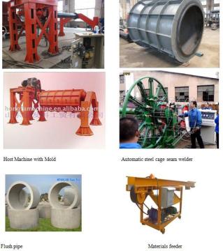 Automatic Hf-2000 Steel Reinforced Concrete Pipe Making Machine