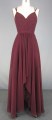 Burgandy Long Formal Dresses Gaun Prom Celebrity