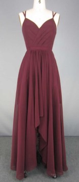 Burgandy Long Dresses อย่างเป็นทางการ
