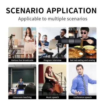 Plug-and-Play Wireless Lapel Lavalier Microphone with Auto-sync for USB-C Android Phones
