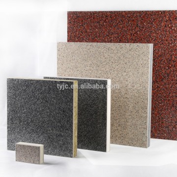 foam panels fiber cement sandwiched granite like fiber cement faced fireproof from factory in china