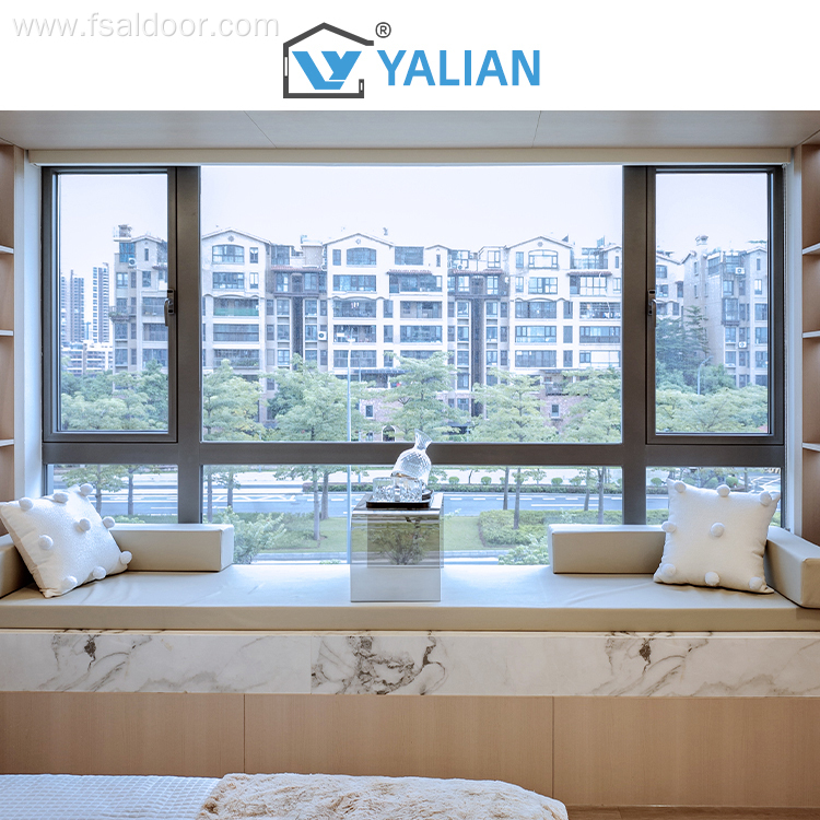 French Aluminum Casement Windows Double Glazing