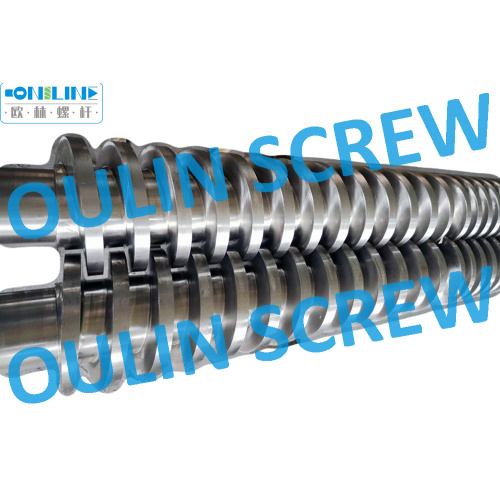 Cincinnati Cm68/156 Twin Conical Screw and Barrel for PVC Extrusion