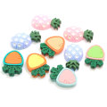 Nuovo di fabbrica arriva Ravanello Ananas Resina Slime Charms Cabochons Flatback Carote Ananas Verdura Frutta Slime Charms