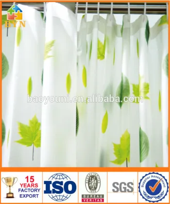 BYN colorful bathroom classy shower curtains DQ-YL12