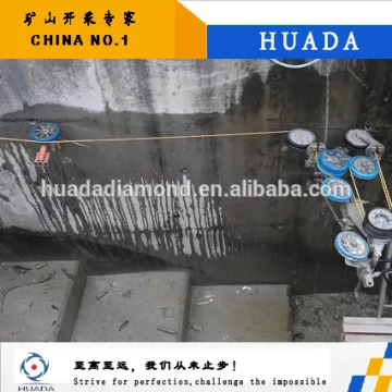 Diamond wire saw for cutting concrete