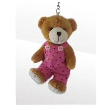 Plush Bear Keychain Bear Toy