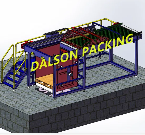 Depalletizer Machine for Cans and Glass Bottles
