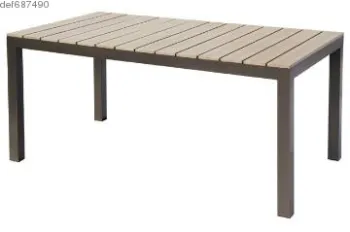aluminum antiwood table
