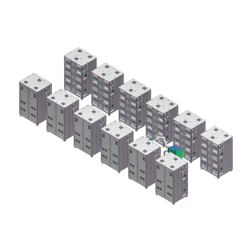Teste de bateria de íons odm-lítio