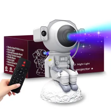 LEDEAST WD024 Astronaut Nebula Light Projector with Bluetooth Speaker, Remote Control Star Projector Night Light