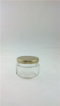 Glass Food Jar with Metal Lid