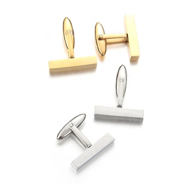 Yiwu Aceon Stainless Steel 4D Bar Cuff Links - إكسسوارات قميص مخصصة عالية الجودة