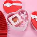 Custom New Year Gift Heart Shape Paper Box