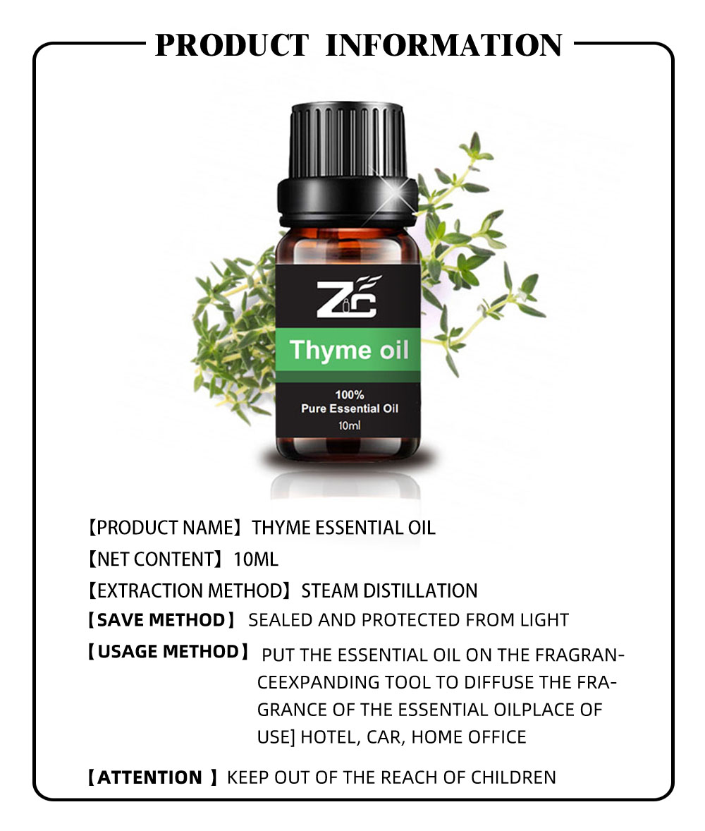 Thyme Essential Oil Aromatherapy Diffuser Oil for Skin