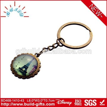 funny metal cross key chain