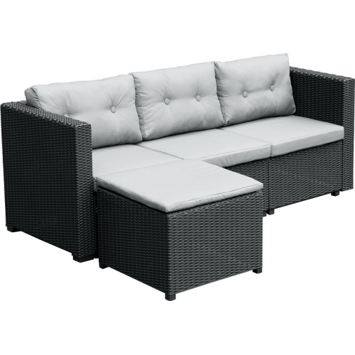 Ronde rotan meubelen Patio Plastic Sofa