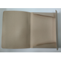 wheat straw material 3 flap file folder