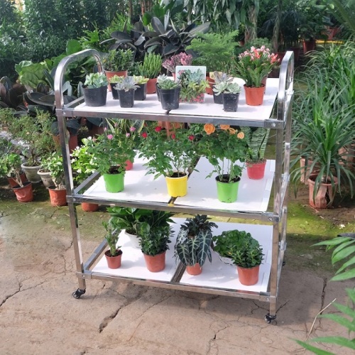 Greenhouse Transport Trolley Cart for Flower