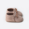 Soft Sole Baby Moccasins Girl Leather shoe