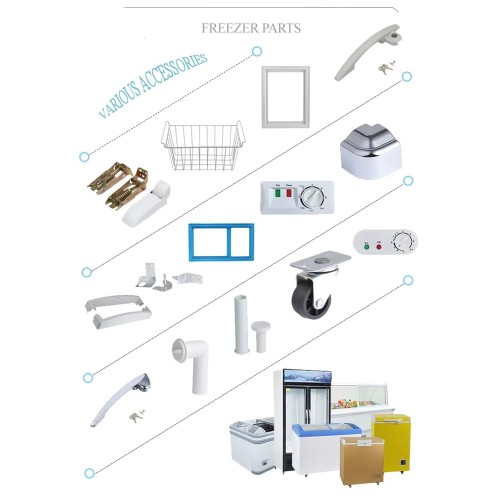 Refrigerator side light knob box gear switch