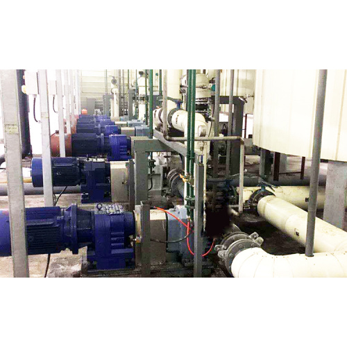 Lobe pumps to transfer flocculant in paper making