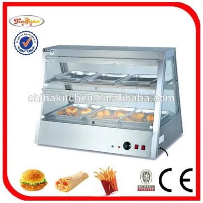 KFC fast food electric food warmer display showcase