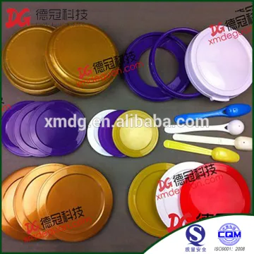 Customise plastic round lid for powder can