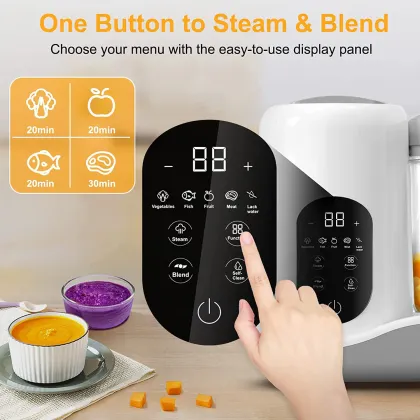 Babycook Food Grinder: Automatic Household Baby Food Steamer Blender Processor