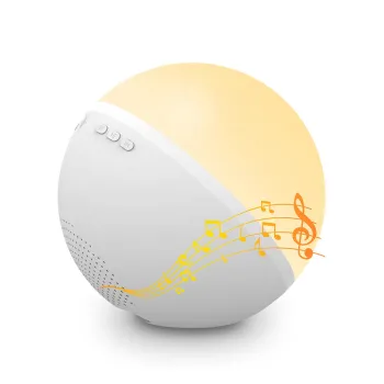 Senya-Pro Bedside Table Night Light with USB Rechargeable White Noise Machine for Babies