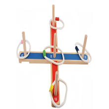 Jeu de lancer d&#39;anneaux interactif pour le plaisir et l&#39;habileté