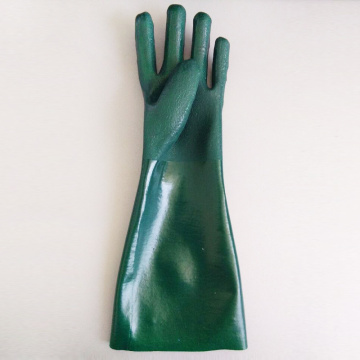 PVC dipped working safety oil gas resistant glove