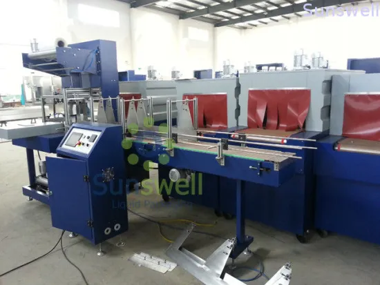 Semi-automatic Pe Film Shrink Packaging Equipment For Circular / Square Container