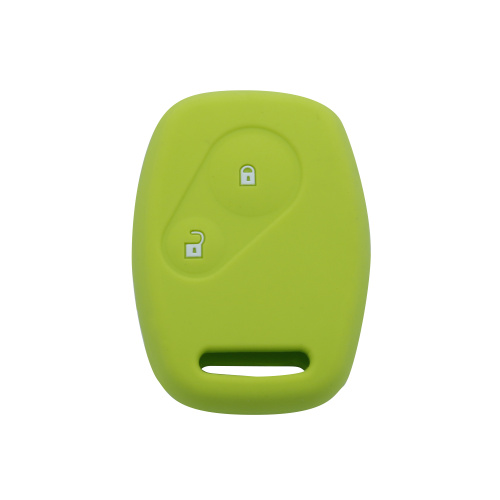 Smart 2 buttons embossed silicone key cover