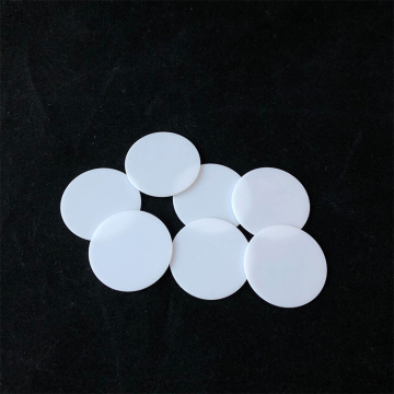 Plat Putaran Putih White White Digolisi Zirkonia Seramik Nipis Tipis