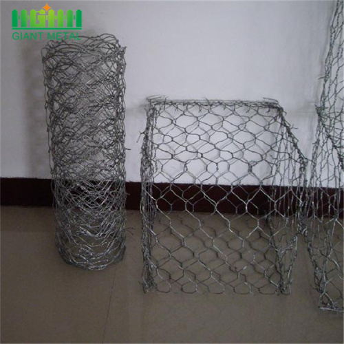 Galvanized PVC bersalut Hexagonal 2.7mm Gabion Box