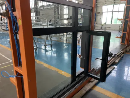 LVDUN Customized Aluminium Clad Wood Passive House Window