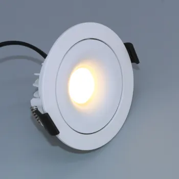 180mA Warm White LED Wall Washer Downlight - 24D/38D Aluminum Anti-Rusting Design for EU Markets