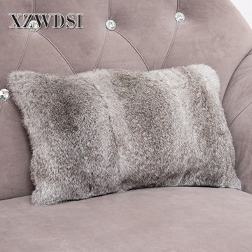 Soft Adult Car Handmade Mongolian Lamb Fur Pillow