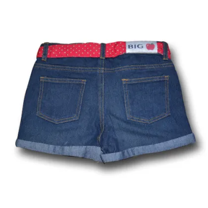 custom children denim shorts