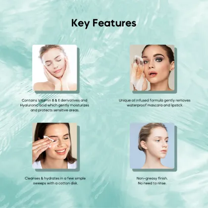 OEM Oil-Free Vegan Makeup Remover - Naturally Gentle Lip Makeup Remover