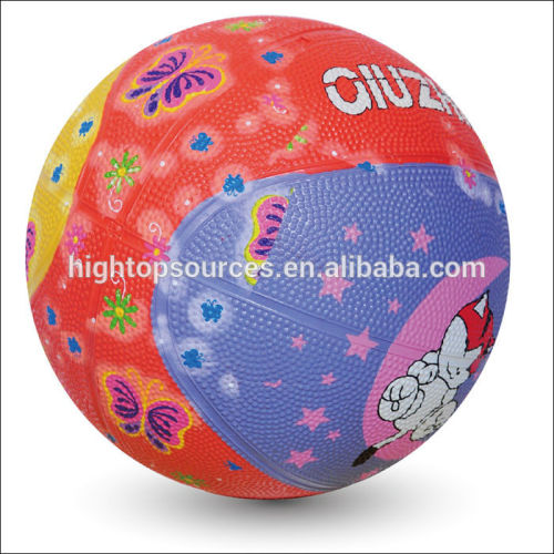 High quality Cheap rubber basketball ball mini colorful Promotional 5