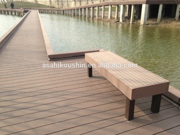 WPC Floor Decking for River Side Walkway