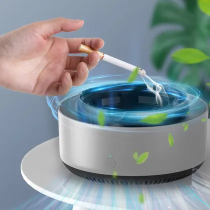 Negative Ion Smart Ashtray with Humidifier for Smoke and Dust Removal