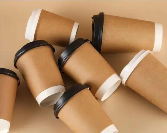 12oz Custom Logo Disposable Paper Cups