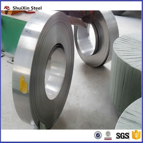 Q195 factory galvanized narrow metal steel strip tape in coil