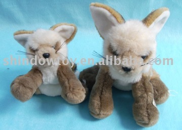 Custom realistic stuffed plush wolf dog