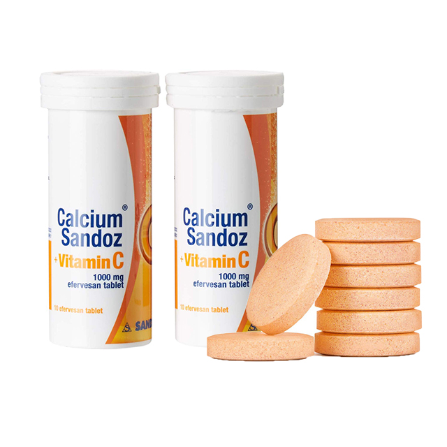 Private Label Immune Support Calcium bone density Vitamin C effervescent Tablets