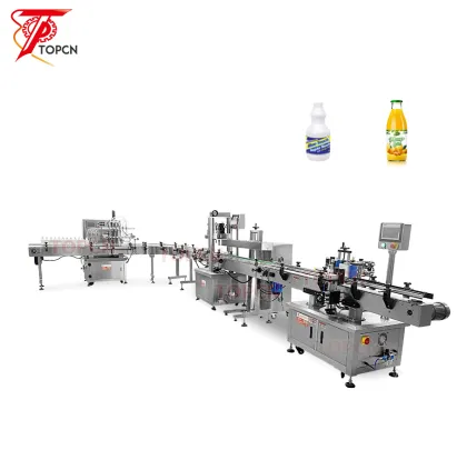Aseptic Beverage Filling Machines with Capping: Automatic Bottle Juice Filling Systems