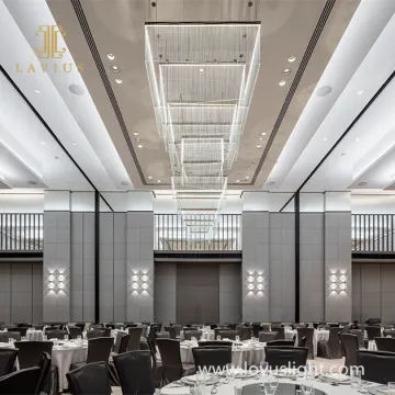 Metal material white mesh shape chandelier Large hotel restaurant custom chandelier Featured creative chandelier 2022 new